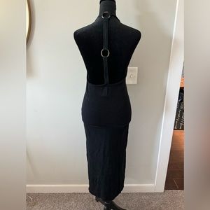 One Teaspoon Sheer Racerback Sweater Dress